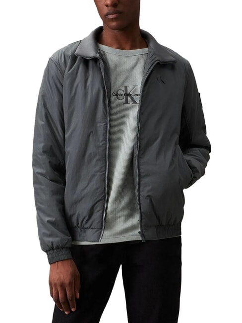 CALVIN KLEIN CK JEANS Mittelschwere Bomberjacke endloses Grau - Herrenjacken