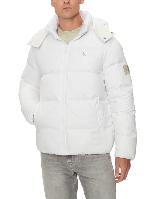 CALVIN KLEIN CK JEANS Daunenjacke mit Kapuze strahlendes Weiß - Daunenjacken für Herren