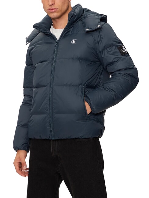 CALVIN KLEIN CK JEANS Daunenjacke mit Kapuze Tinte - Daunenjacken für Herren