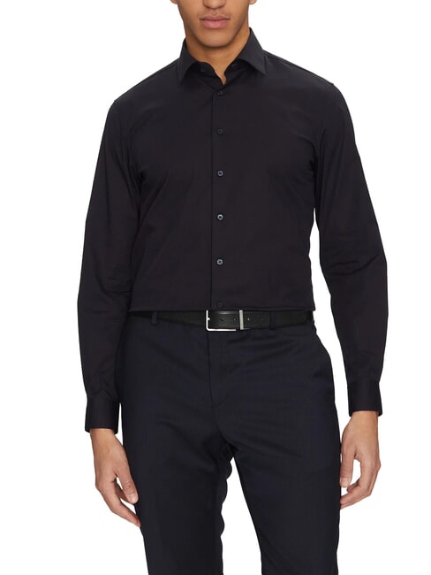 CALVIN KLEIN CK Stretchhemd, normale Passform Nachthimmel - Herrenhemden