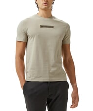 CALVIN KLEIN CK Slim Fit Baumwoll-T-Shirt mit Logo-Patch - Herren-T-Shirts