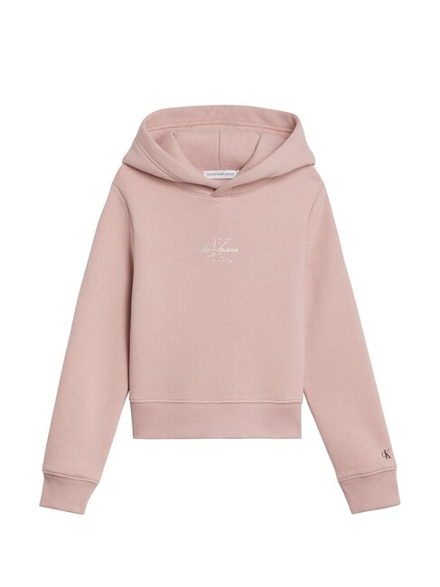 CALVIN KLEIN CK KIDS Hoodie mit Metallic-Logo zarte Rosen - Sweatshirts Kinder