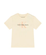CALVIN KLEIN CK KIDS Kurzarm-T-Shirt mit Knopf - Kinder-T-Shirt