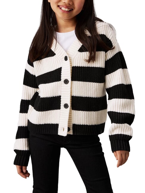 CALVIN KLEIN CK KIDS Strickjacke mit Knöpfen ck schwarz - Kinderpullover