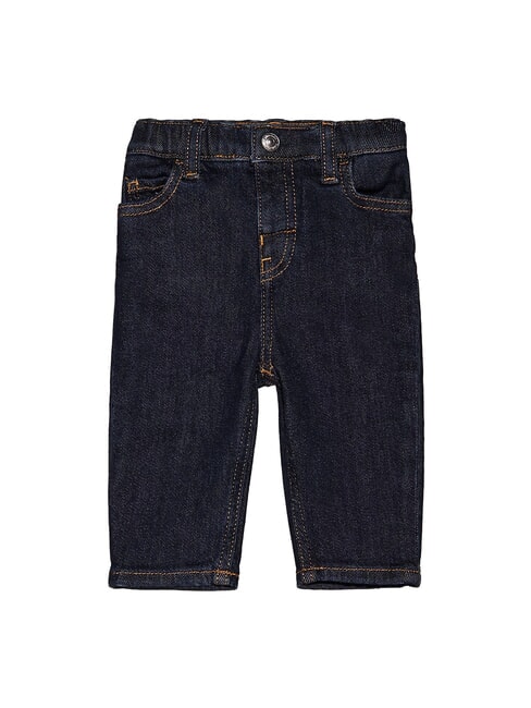 CALVIN KLEIN CK KIDS Jeans für Neugeborene mit elastischem Bund sauber spülen blau - Kinderhosen