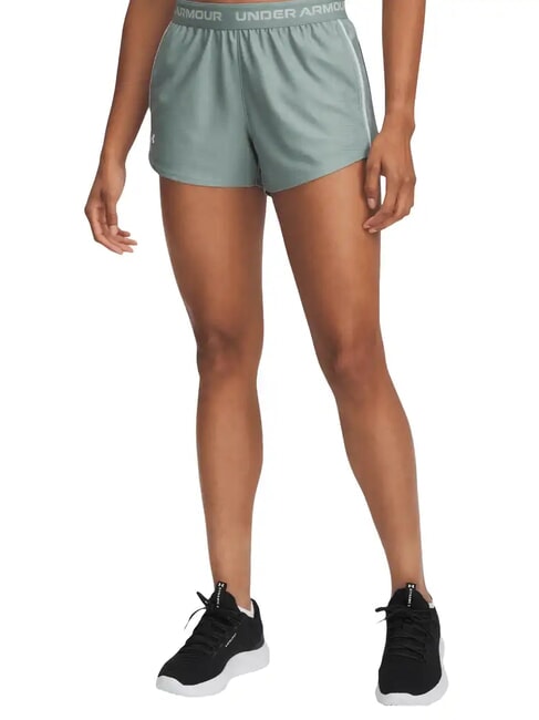 UNDER ARMOUR TECH PLAY UP Shorts Kieselsäuregrün - Damenhosen