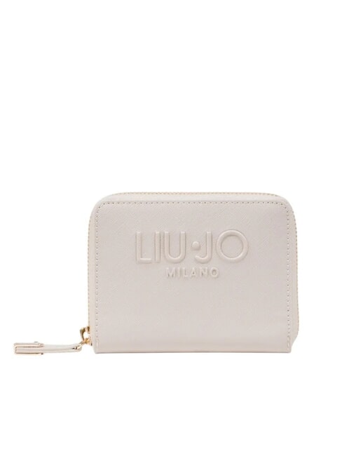 LIUJO CALIWEN Mittelgroße Saffiano-Geldbörse mit Rundum-Reißverschluss NEUTRAL - Brieftaschen Damen
