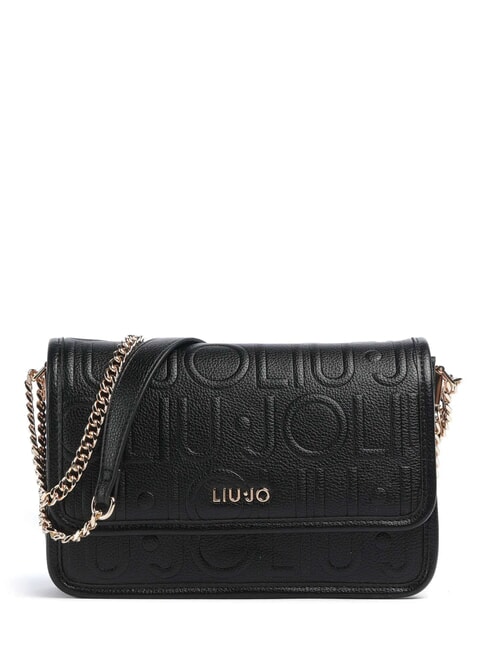 LIUJO MANHATTAN Wandelbare Tasche mit Klappe SCHWARZ - Damentaschen
