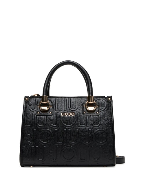LIUJO MANHATTAN Kleine Handtasche mit Logoprägung SCHWARZ - Damentaschen