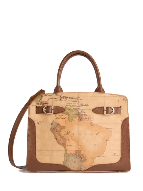 ALVIERO MARTINI PRIMA CLASSE VALLEY GEO Handtasche mit Schultergurt Kastanie - Damentaschen