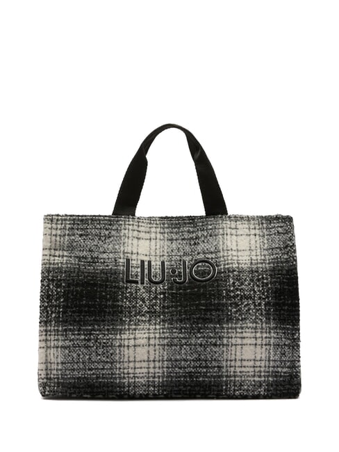 LIUJO ANIMALIER Schultertasche kariert/schwarz - Damentaschen