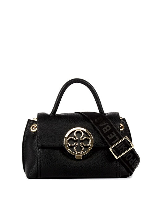 V73 FEDERICA Kleine Handtasche mit Schultergurt Schwarz - Damentaschen