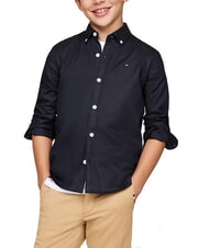 TOMMY HILFIGER TH KIDS Lang&auml;rmliges Baumwollhemd W&uuml;stenhimmel - Kinderhemden - 1