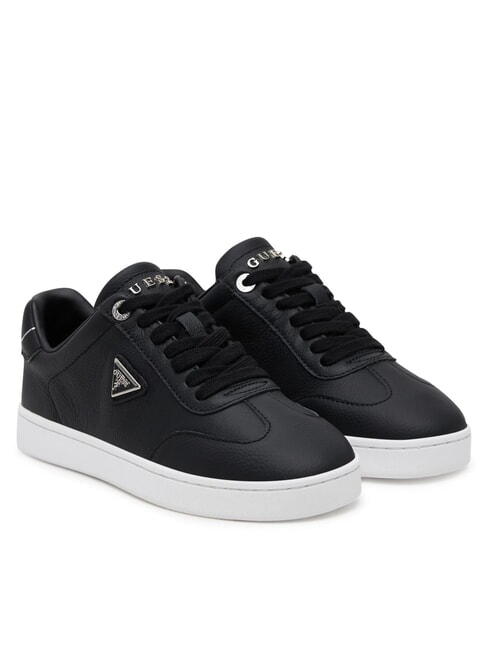 GUESS JAZLIE Sneakers aus Leder SCHWARZ - Damenschuhe