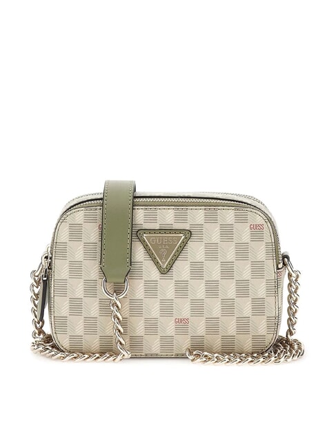 GUESS G WAVE  Mini-Schulterkameratasche Sage-Logo - Damentaschen