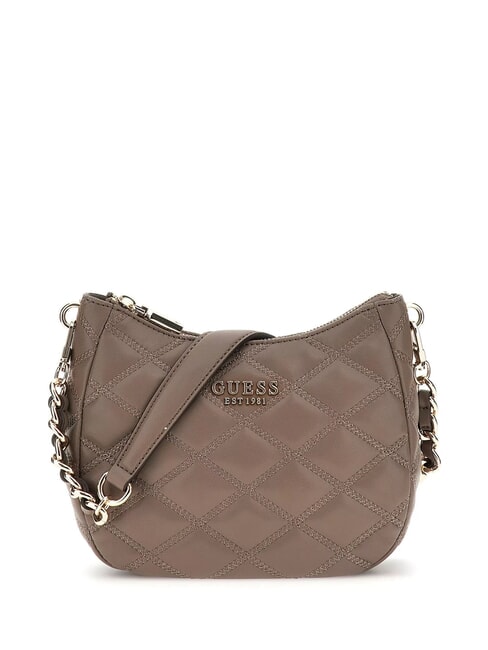 GUESS TAMSIN  Umhängetasche dunkles Taupe - Damentaschen