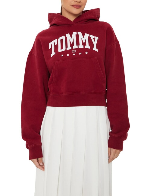 TOMMY HILFIGER TH JEANS Damen-Kapuzensweatshirt roter Teppich - Sweatshirts Damen