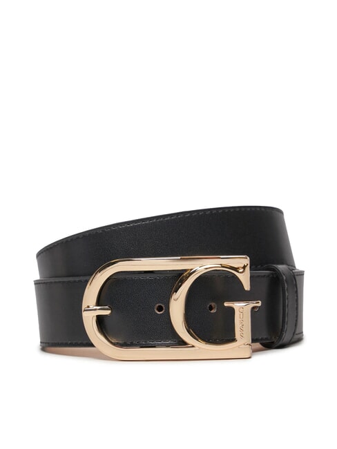 GUESS EVAINE Ledergürtel mit G-Schnalle SCHWARZ - Gürtel