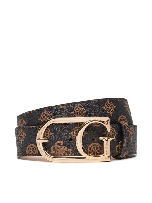 GUESS DORYS Gürtel mit Allover-Print mochalog - Gürtel