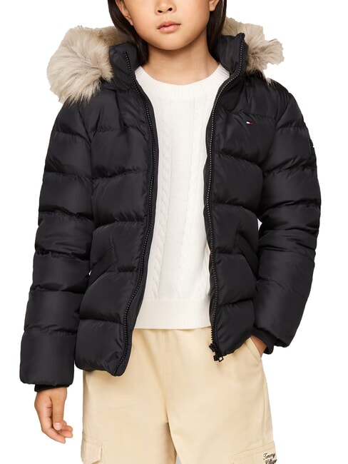TOMMY HILFIGER TH  Daunenjacke mit Kapuze Schwarz - Kinder Jacken