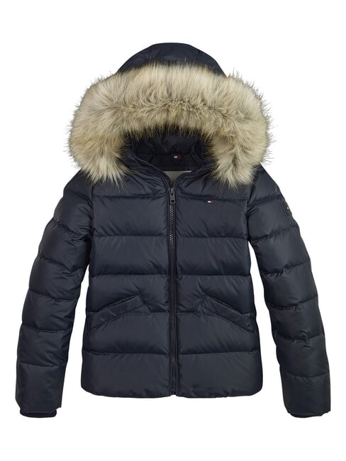 TOMMY HILFIGER TH  Daunenjacke mit Kapuze Wüstenhimmel - Kinder Jacken