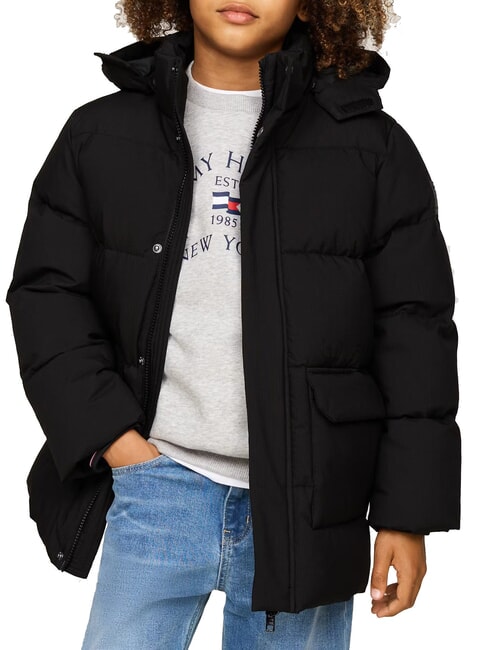 TOMMY HILFIGER TH KIDS Kapuzenjacke Schwarz - Kinder Jacken