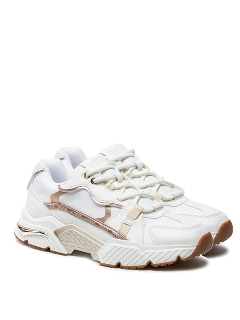 GUESS CARRLI Klobige Turnschuhe weißer Sand - Damenschuhe