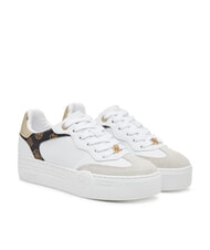 GUESS SWOLE Plateau-Sneaker mit Logo-Eins&auml;tzen - Damenschuhe