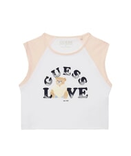 GUESS KIDS MIDI T-Shirt mit bedrucktem Armloch - Kinder-T-Shirt