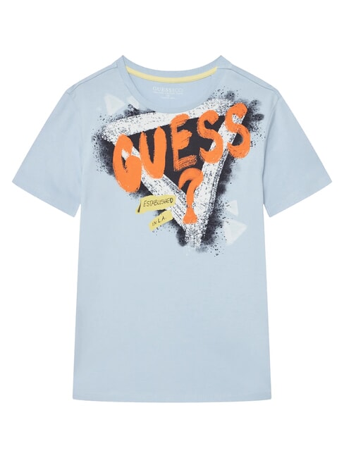 GUESS KIDS Kurzärmliges bedrucktes T-Shirt arktischer Himmel - Kinder-T-Shirt