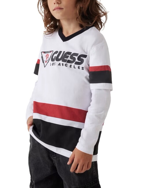 GUESS KIDS Langärmliges T-Shirt purweiß - Kinder-T-Shirt