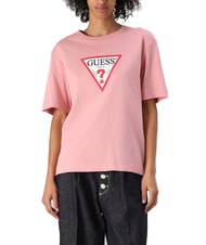 GUESS JEANS ICONIC Kurzarm-T-Shirt mit entspannter Passform - T-Shirts und Tops f&uuml;r Damen