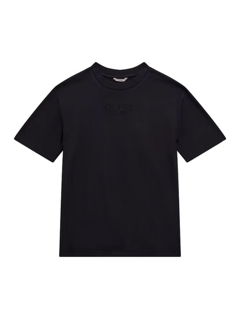 GUESS KIDS Kurzarm-T-Shirt mit Logo-Stickerei jetbla - Kinder-T-Shirt