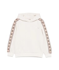 GUESS KIDS ACTIVE MINI ME Kapuzenpullover mit lockerer Passform ged&auml;mpfter Stein - Sweatshirts Kinder - 1