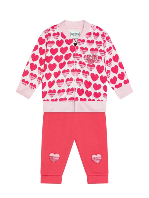 GUESS KIDS ACTIVE Mädchen-Set aus Sweatshirt und Hose Herzenswunsch - Strampler und Baby-Outfits