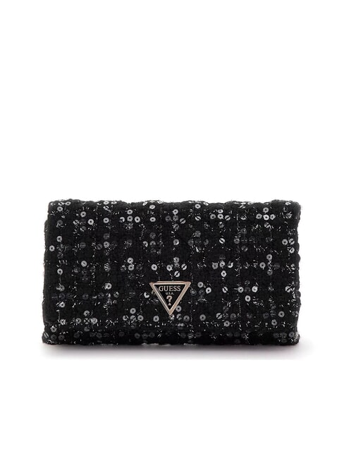 GUESS GIULLY Pailletten-Clutch schwarzes Gold - Damentaschen