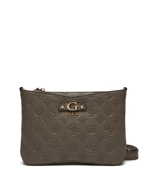 GUESS GERTY Umhängetasche dunkles Taupe - Damentaschen