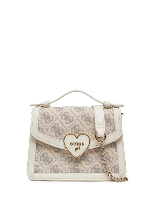 GUESS GIRL Mikro-Satcheltasche mit Schultergurt cremwhi - Damentaschen