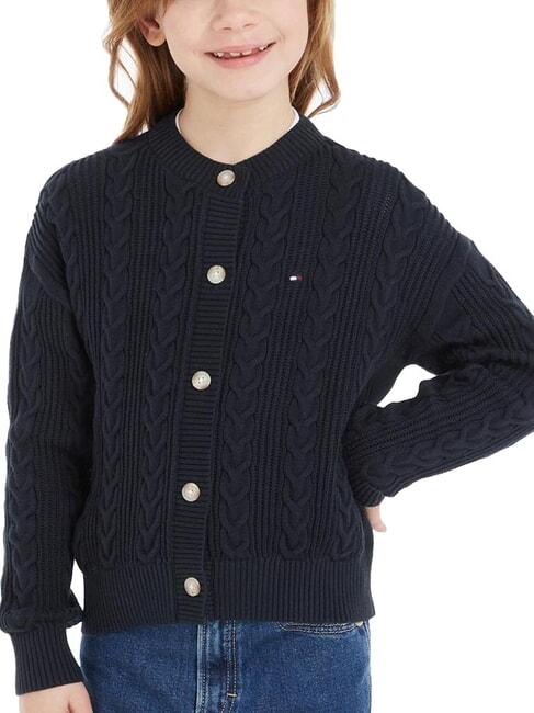 TOMMY HILFIGER TH KIDS Baumwoll-Cardigan Wüstenhimmel - Kinder-T-Shirt