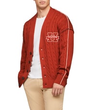 TOMMY HILFIGER TH  Baumwoll-Cardigan dunkles Magma - Herrenpullover - 1