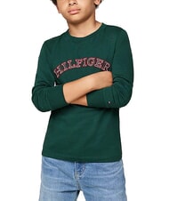 TOMMY HILFIGER TH KIDS Lang&auml;rmliges Baumwoll-T-Shirt - Kinder-T-Shirt