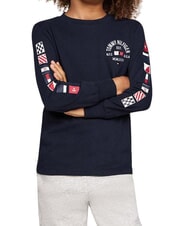 TOMMY HILFIGER TH KIDS Lang&auml;rmliges Baumwoll-T-Shirt - Kinder-T-Shirt