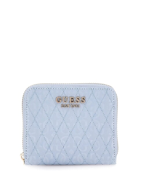 GUESS BETULA Kleine Geldbörse mit Rundum-Reißverschluss stürmisches Blau - Brieftaschen Damen