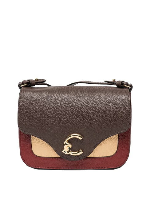 COCCINELLE C-ME TRICOLOR Mini-Umhängetasche ribe/brun/betul - Damentaschen