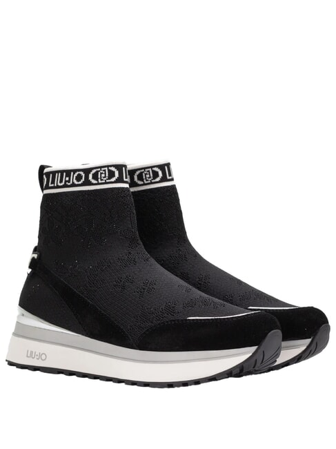 LIUJO MAXI WONDER 93 Turnschuhe schwarz/milch - Damenschuhe
