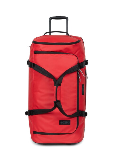 EASTPAK DUFFEL PACK WHEEL L Großer wasserabweisender Reisetaschen-Trolley Plane rot - Halbharte Trolleys