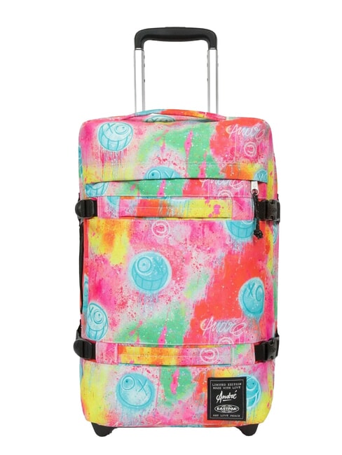 EASTPAK TRANSIT'R S x ANDRÈ Handgepäcktrolley Fluo-Wolken - Handgepäck