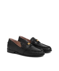 COCCINELLE C-PENNY LOAFER Glattleder-Loafer Schwarz - Damenschuhe - 1