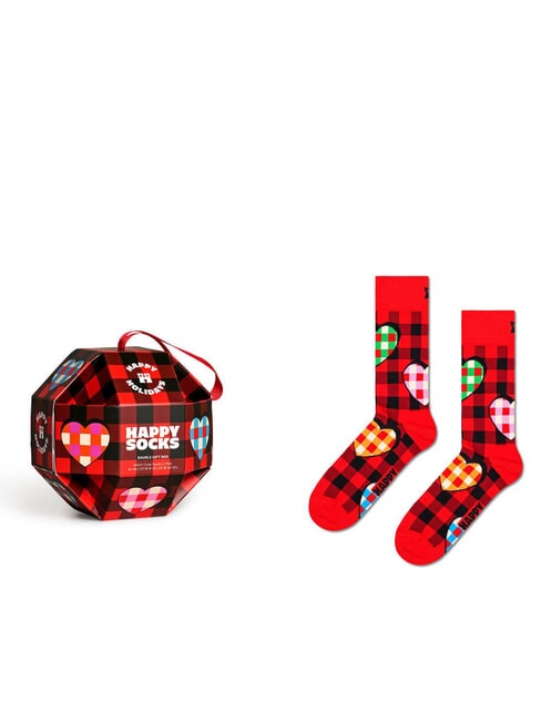 HAPPY SOCKS BAUBLE Geschenkset mit 1 Paar Socken 4300 - Herrensocken/Herrenstrümpfe