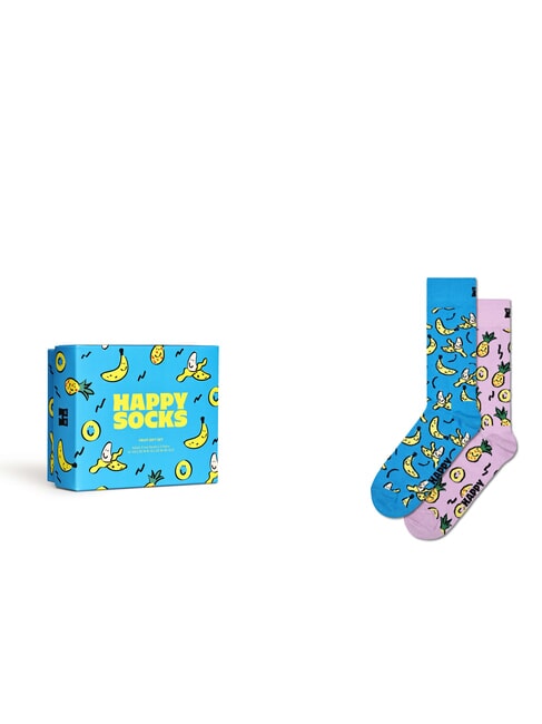 HAPPY SOCKS FRUITS SOCKS Geschenkset mit 2 Paar Socken Türkis - Damenstrümpfe